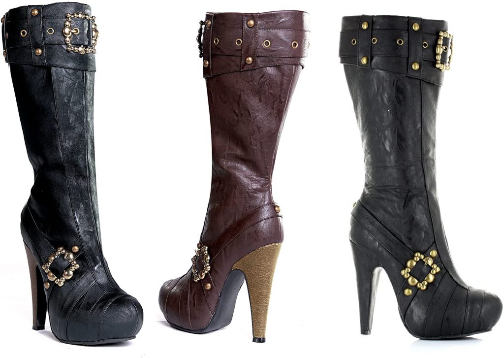 Steampunk Women Boots. Steampunk Western Clothing 