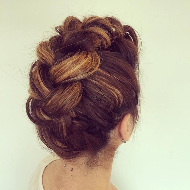 Funky Braided Updo
