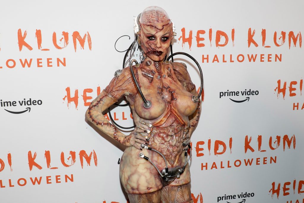Heidi Klum. Pretty Halloween Makeup Ideas 