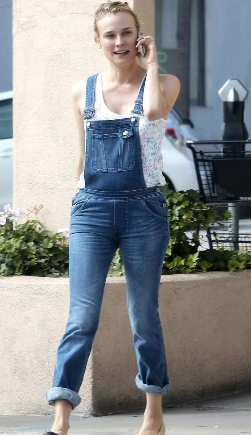 Diane Kruger. Wear Women's Overalls