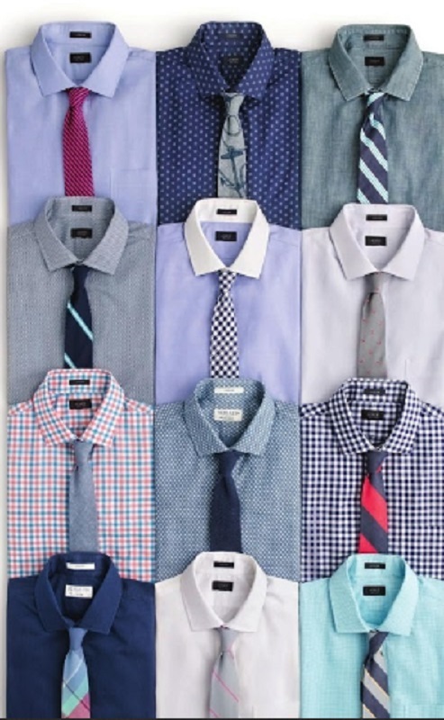 Tie & Shirt Collocation Method Guide for Men. Men's Summer Dress Shirts